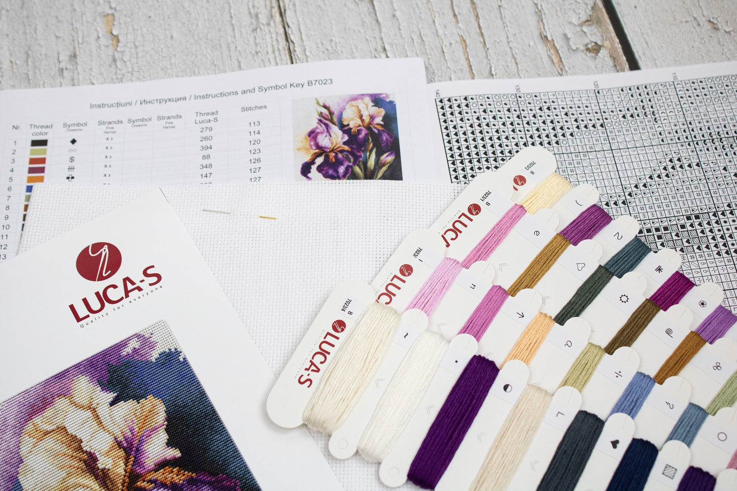 Cross stitch kit - Iris “Burgermeister”, B7023