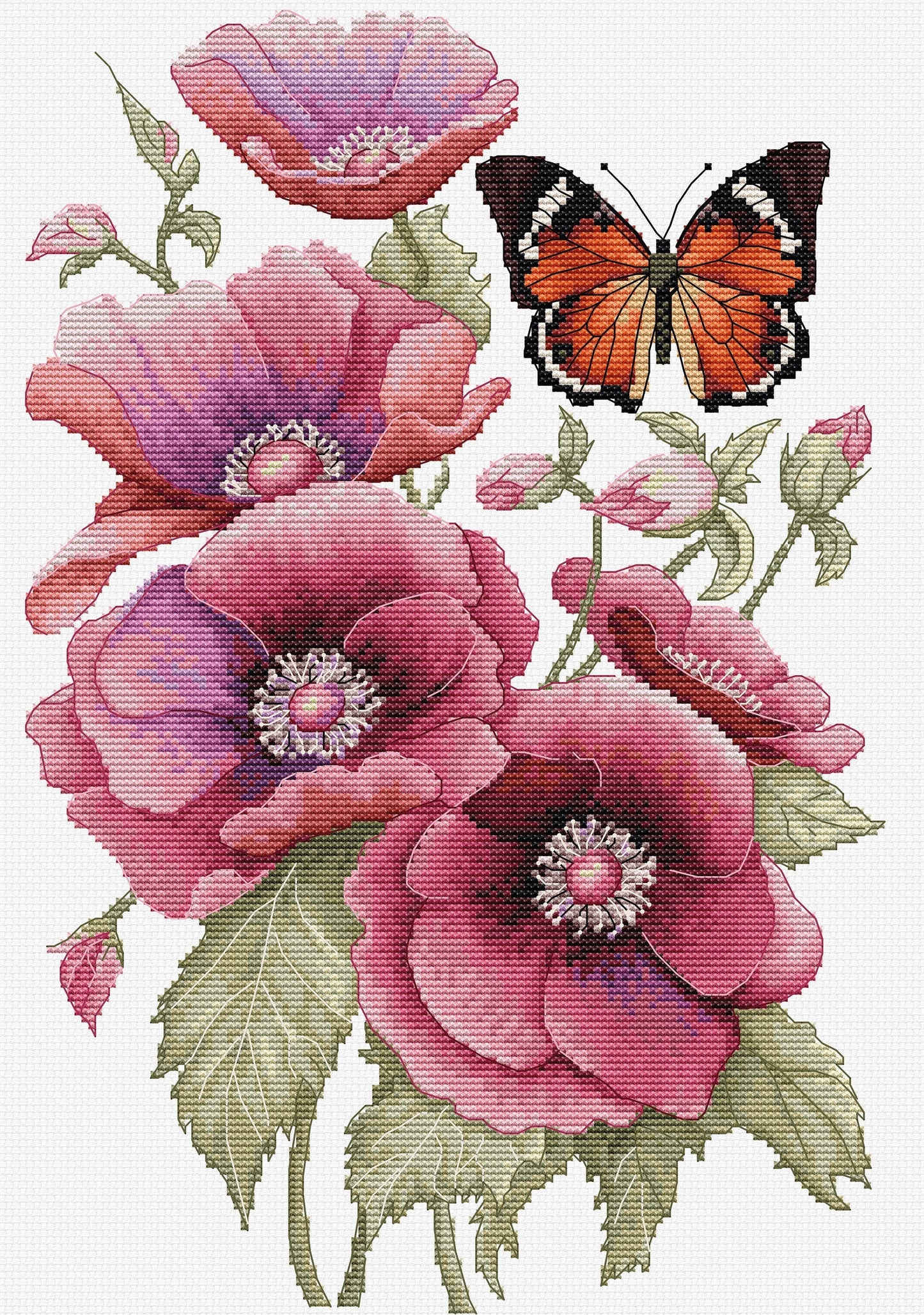 Set de brodat în cruciuliță Luca-S - Mireasma Anemonelor, B7037