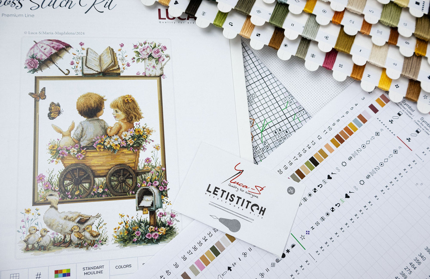 Cross stitch kit Luca-S - The Adventures of the Little Ones, B7043