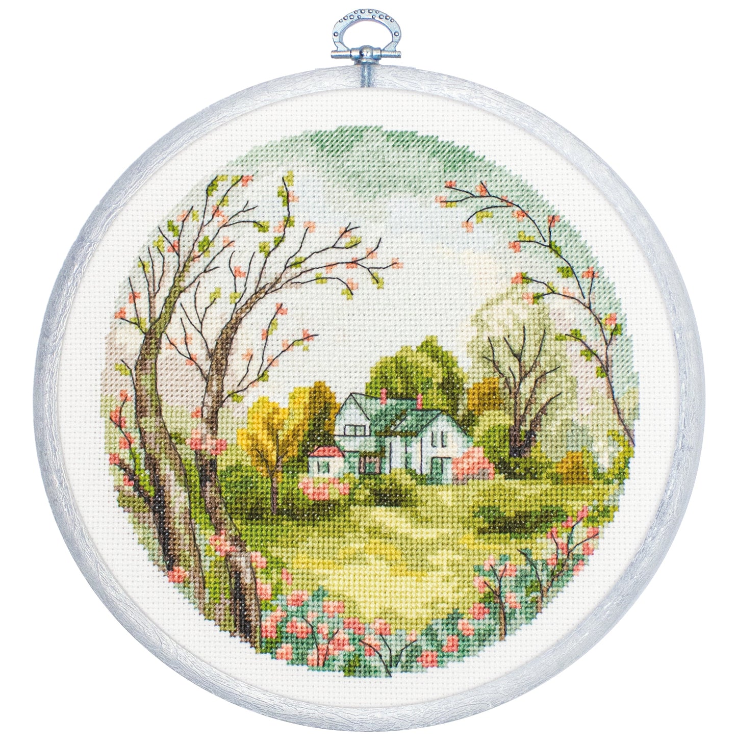 Cross stitch embroidery set with embroidery hoop included - Primavara BC219