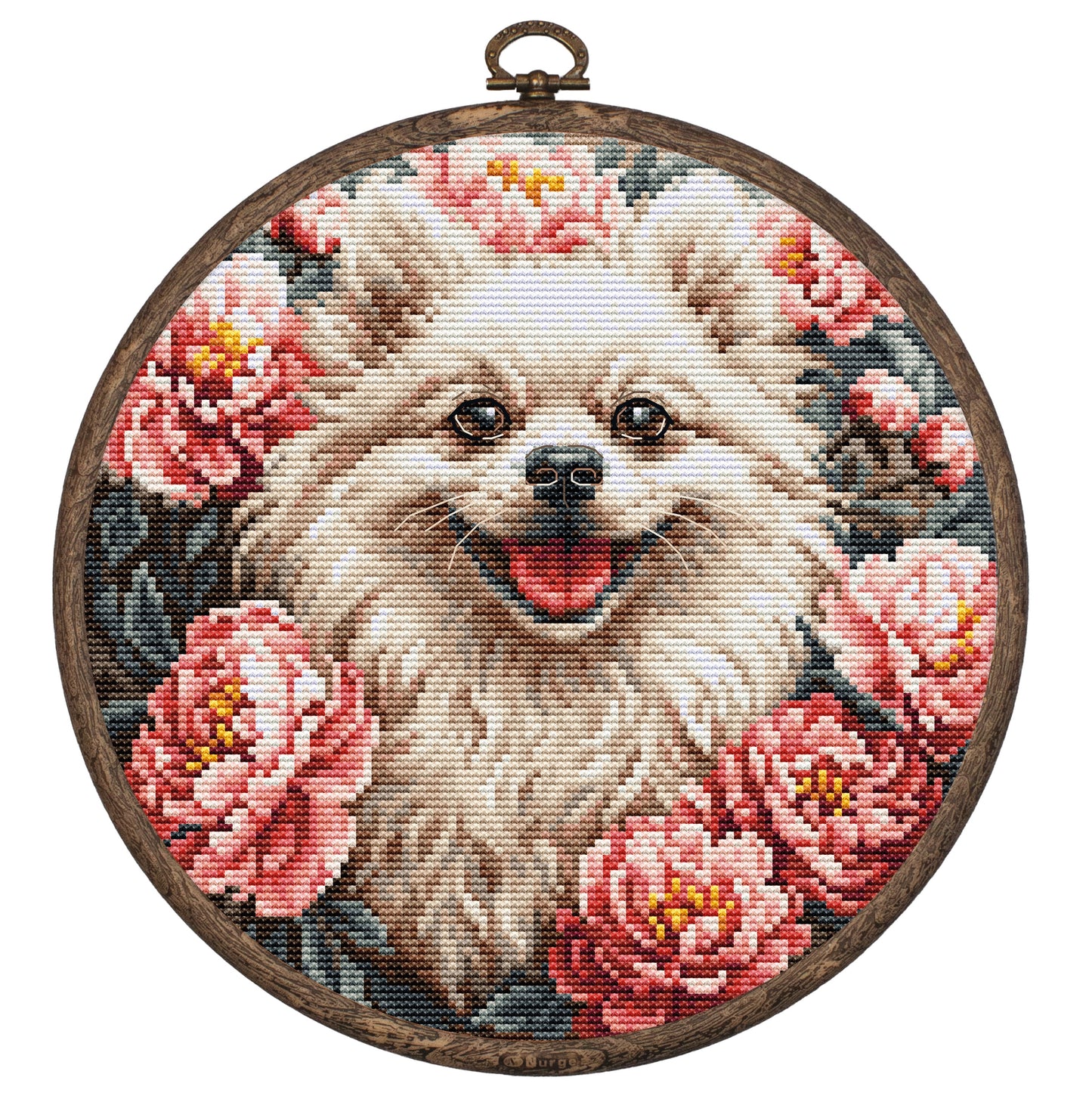Embroidery set with frame included Luca-S - Spitz, BC237