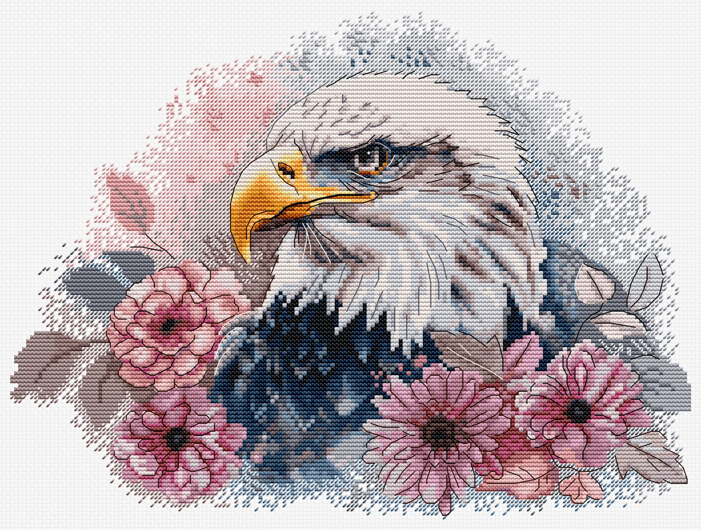 Cross stitch kit Luca-S - Raptor Eagle, BM3021