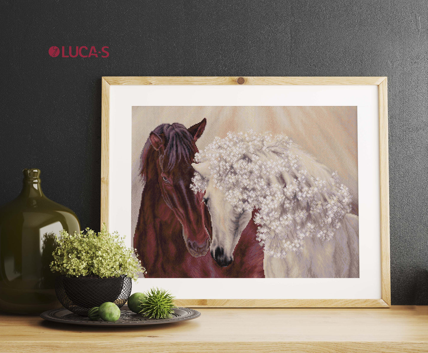 Cross stitch kit Luca-S - BU5010 The perfect couple