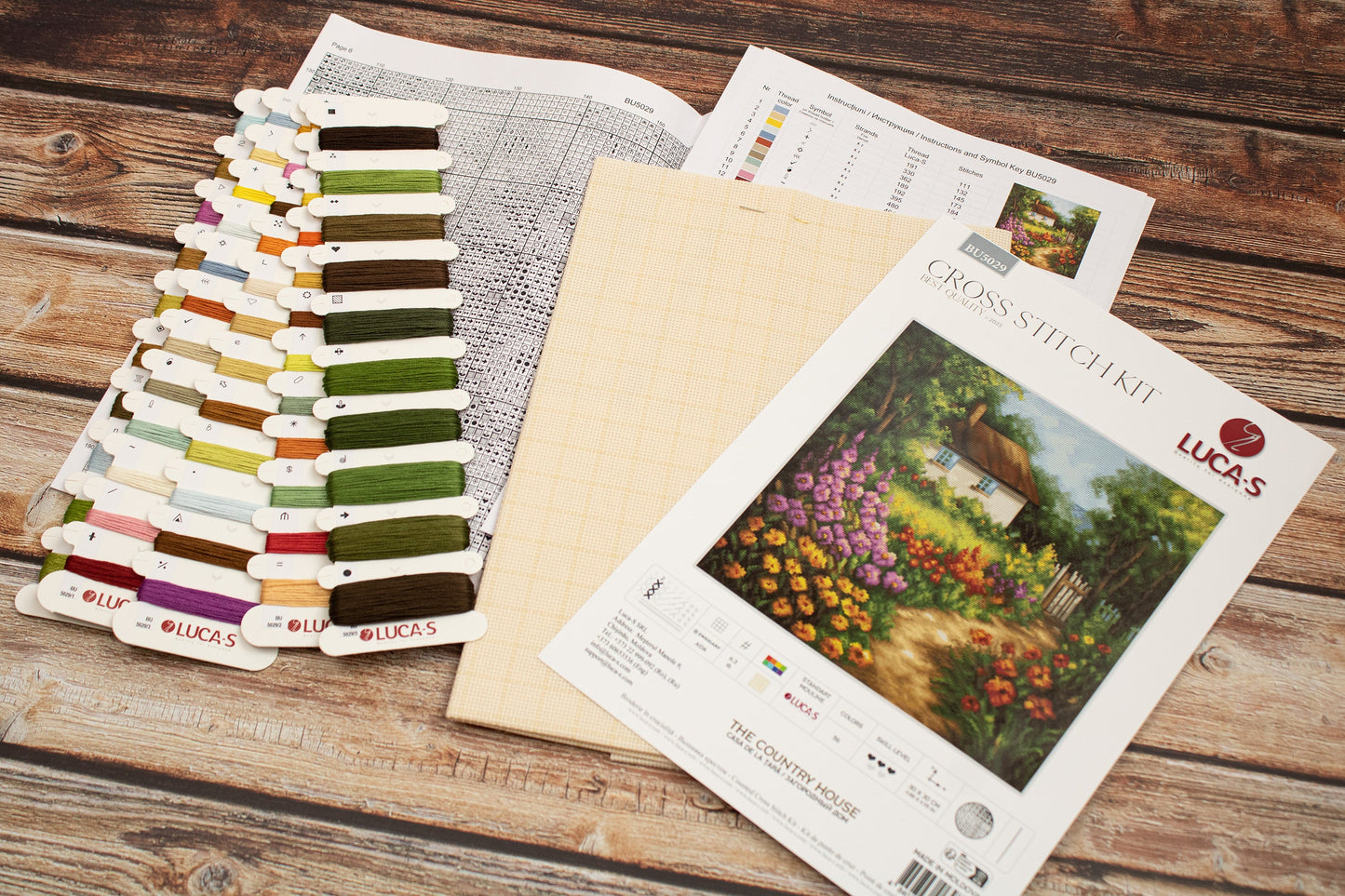 Cross stitch kit Luca-S - BU5029, Country house