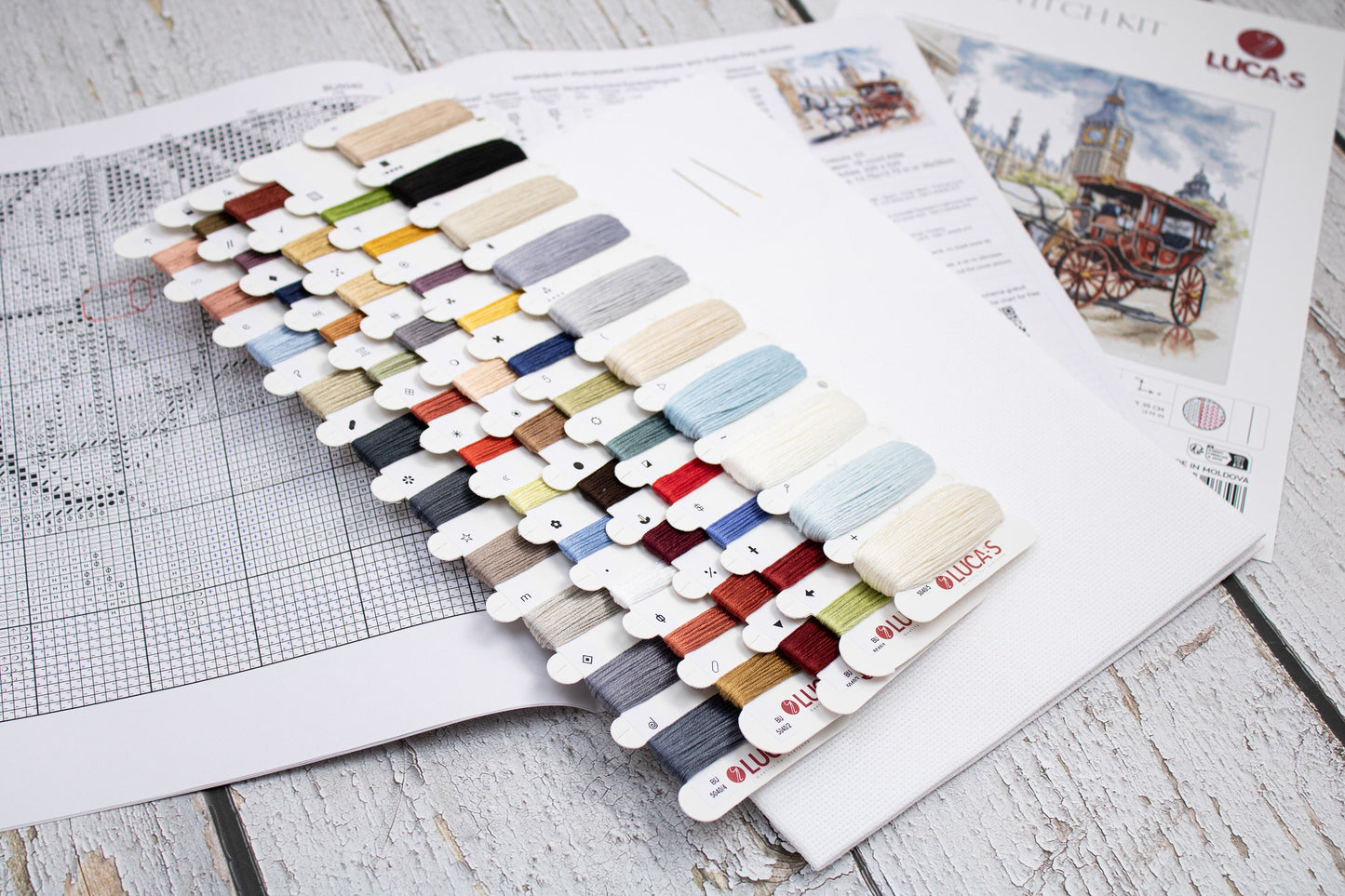 Cross stitch kit Luca-S - Carriage Ride, BU5040