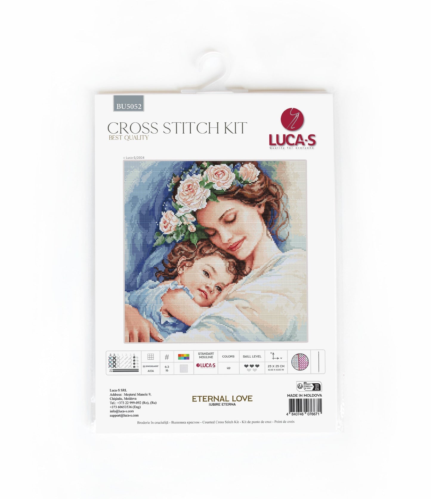 Cross stitch kit Luca-S - Eternal love, BU5052
