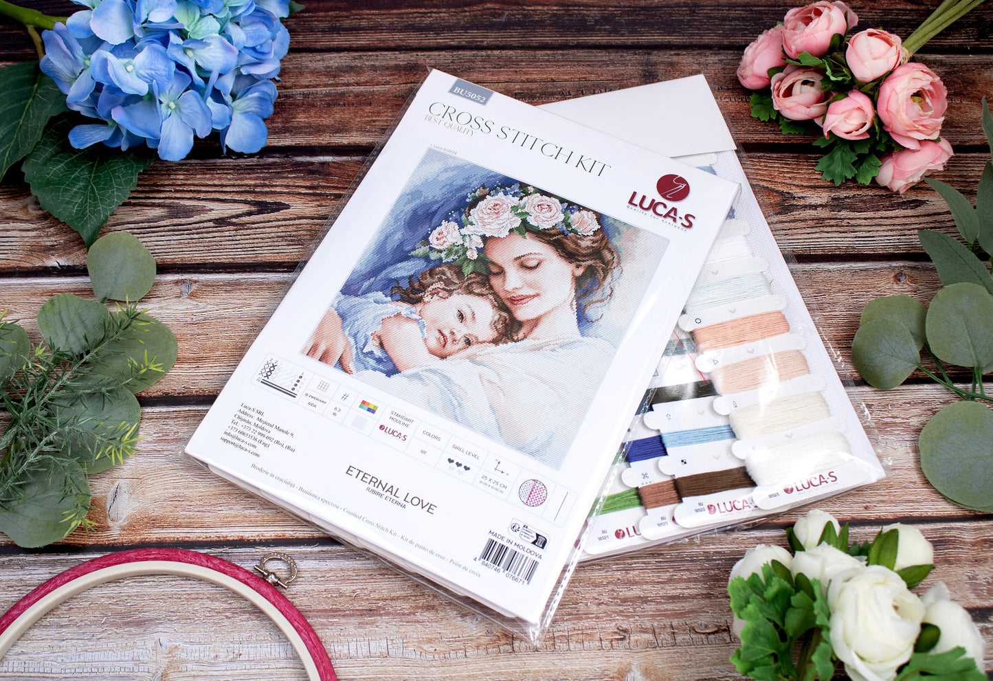 Cross stitch kit Luca-S - Eternal love, BU5052