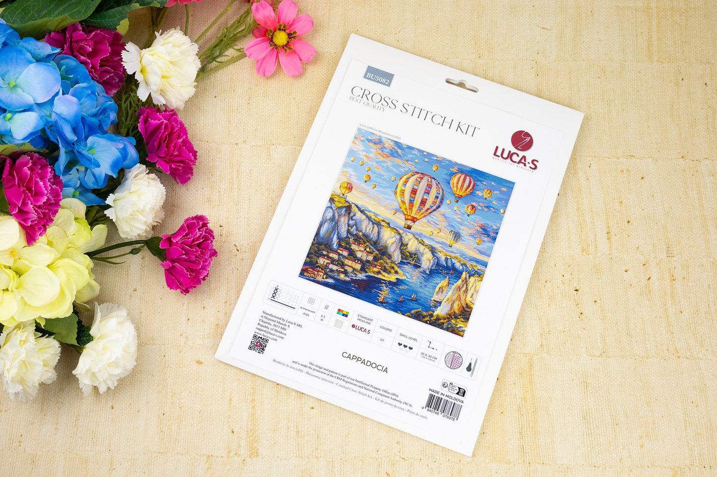 Set de brodat în cruciuliță Luca-S - Cappadocia, BU5082