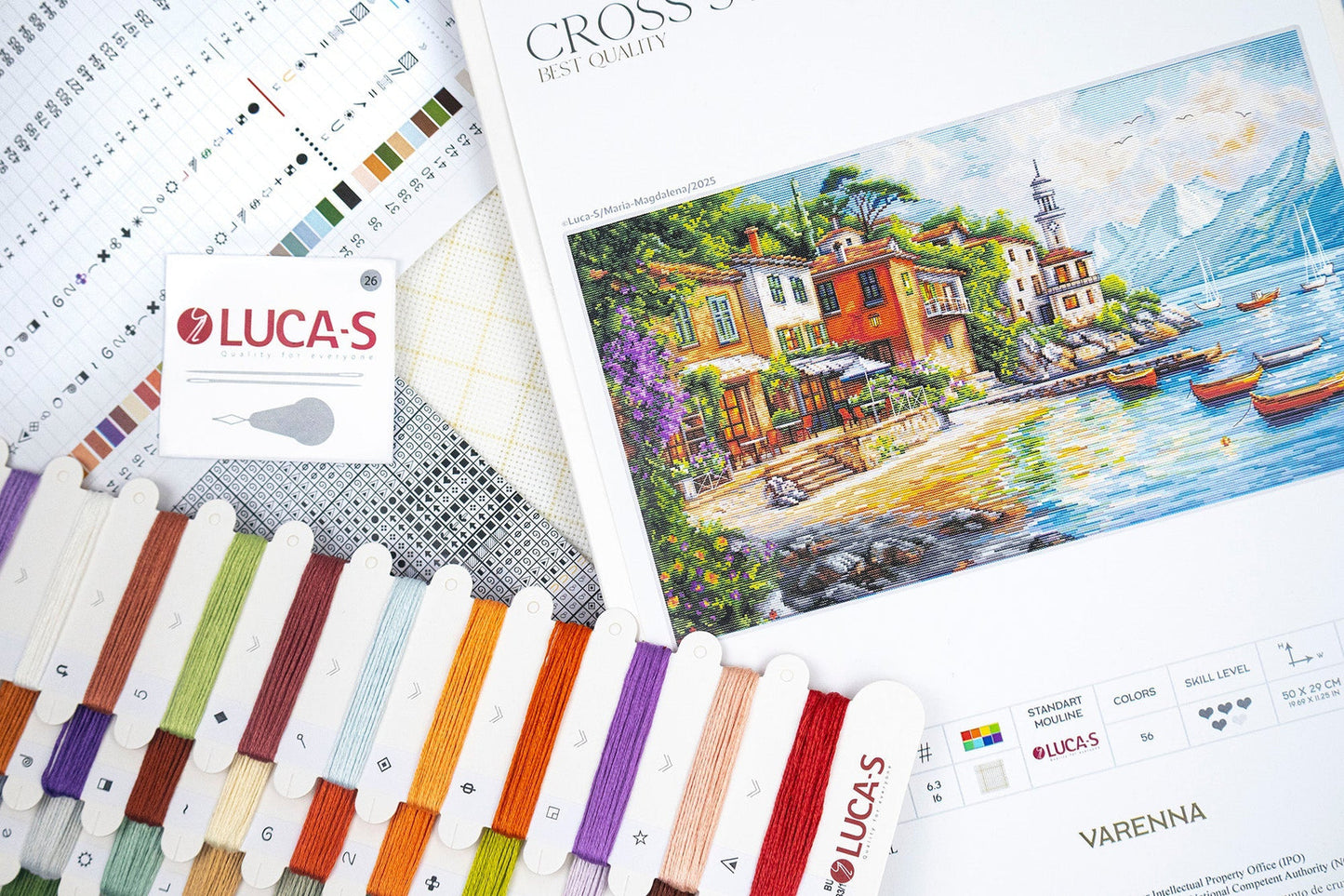 Cross stitch kit Luca-S - Varenna, BU5083