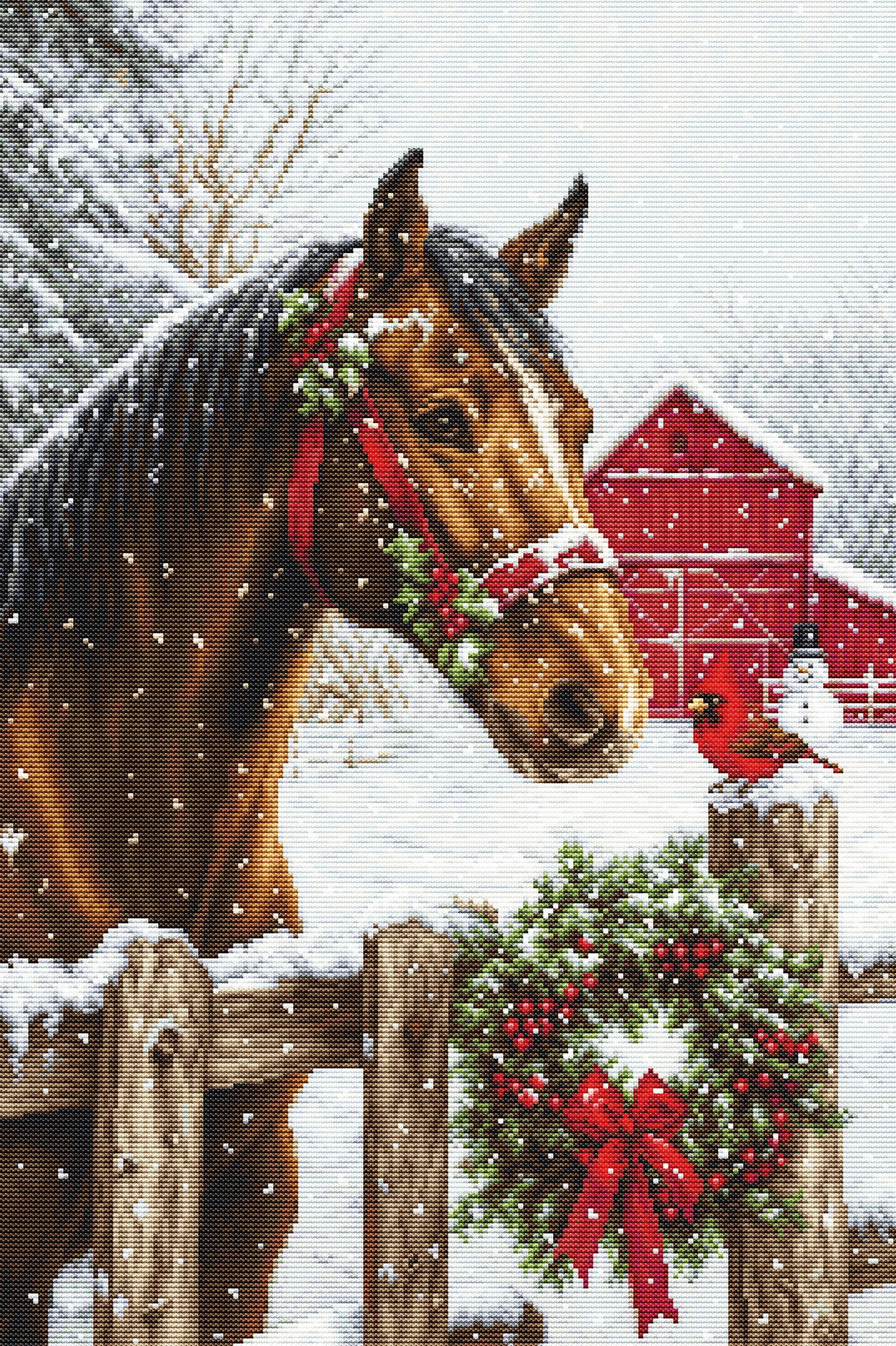 Cross stitch kit Luca-S GOLD - Holiday Magic, B710