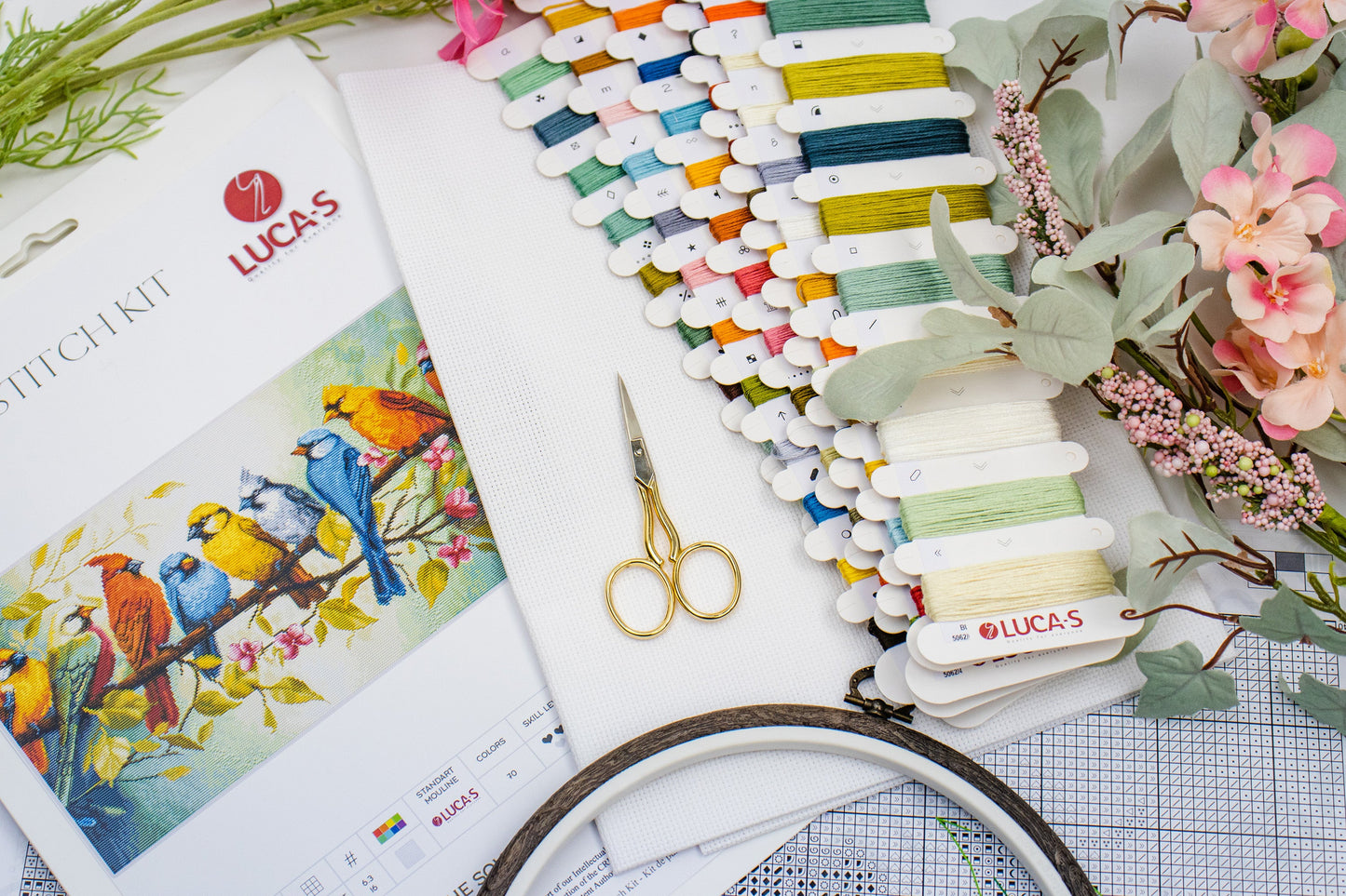Cross stitch kit Luca-S - Birdsong, BU5062
