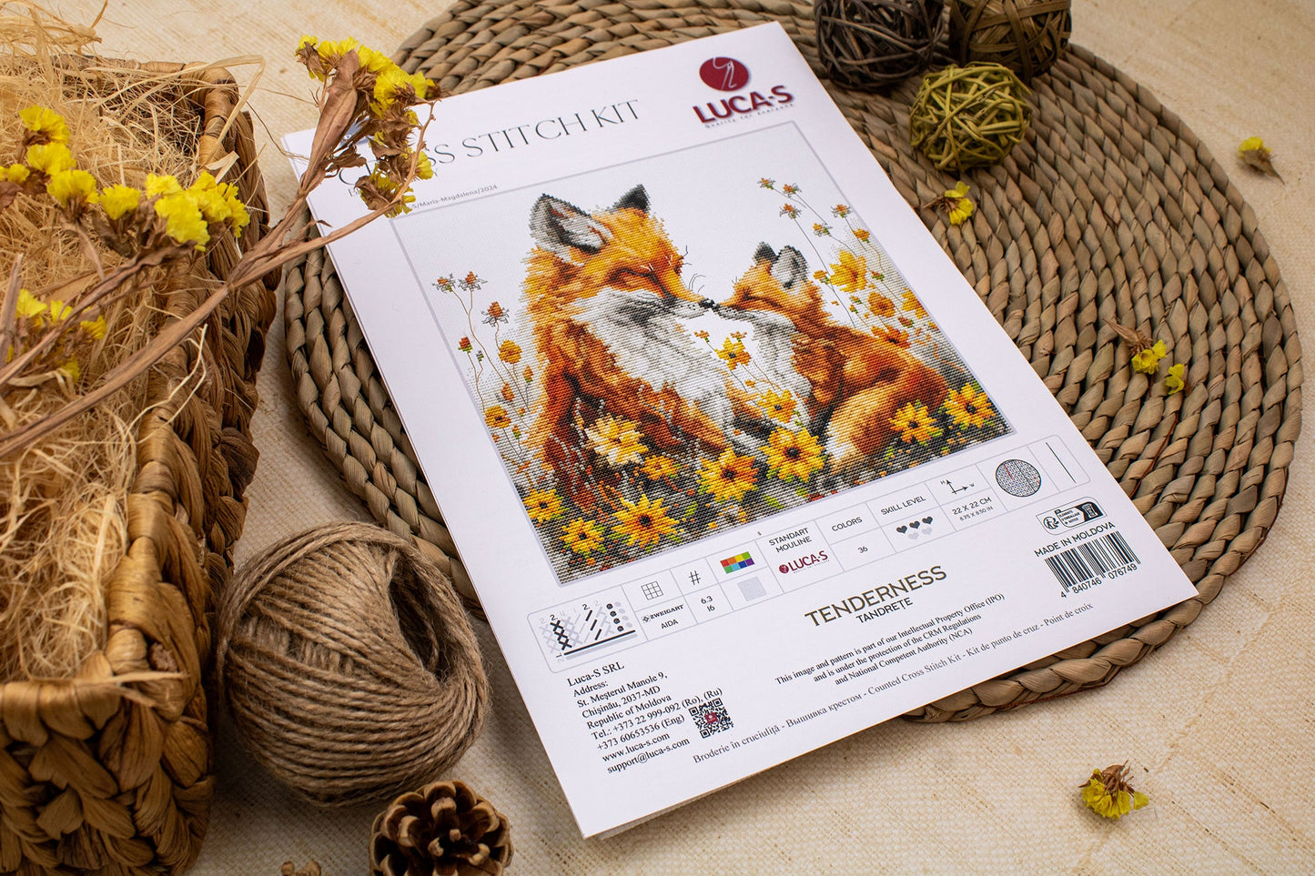 Cross stitch kit Luca-S - Tenderness, BU5059