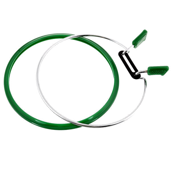 Cerc pentru Broderie Rotund de Culoarea Roșie din Metal, 160-3