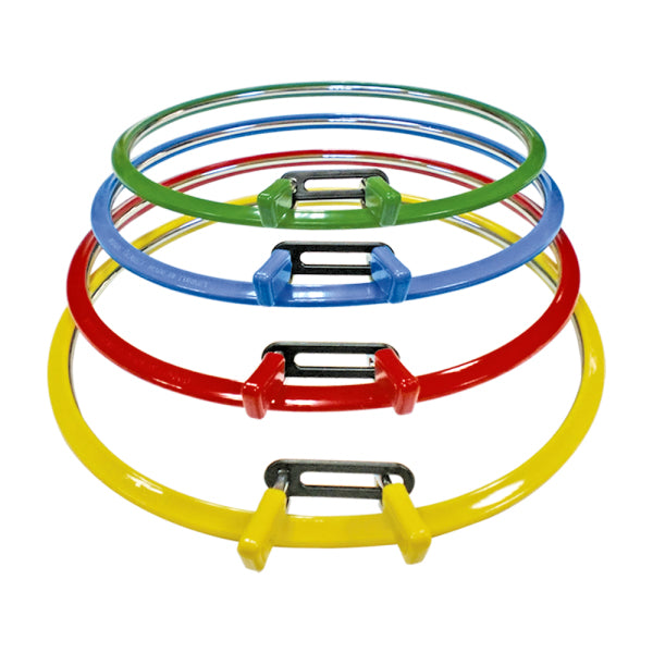 Cerc pentru Broderie Rotund de Culoarea Roșie din Metal, 160-3