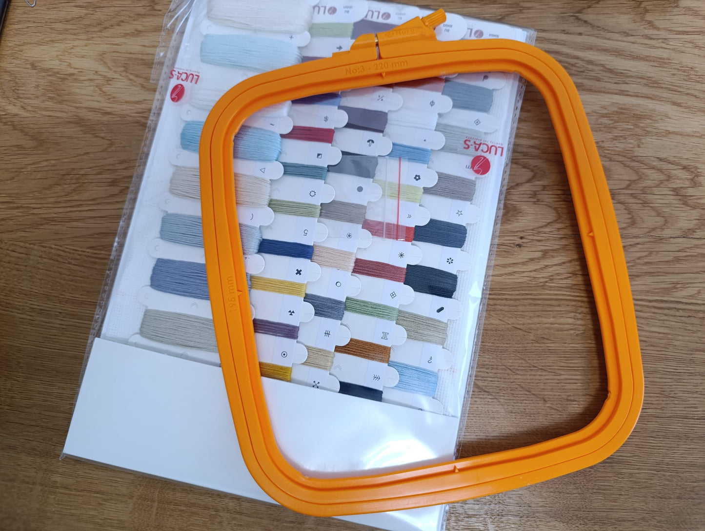 Cerc de plastic patratl Nurge 195*220 mm, 300-3 Orange
