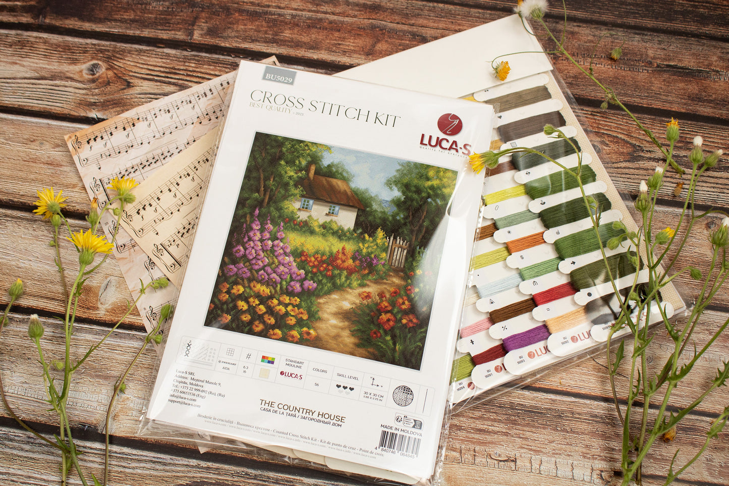 Cross stitch kit Luca-S - BU5029, Country house