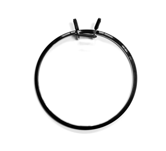 Black Round Metal Embroidery Hoop, 160-2