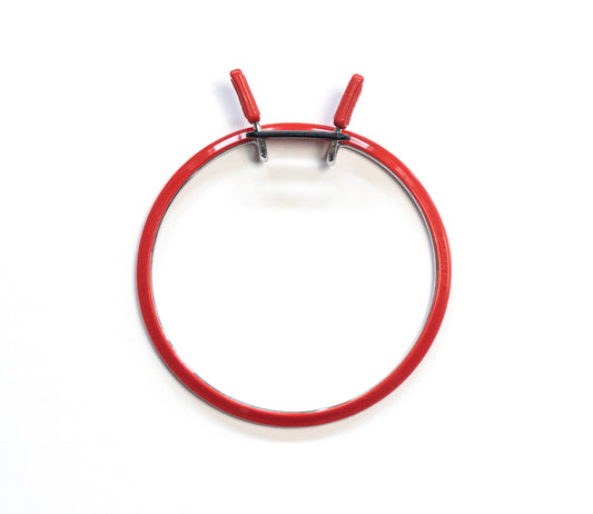 Red Round Metal Embroidery Hoop, 160-2