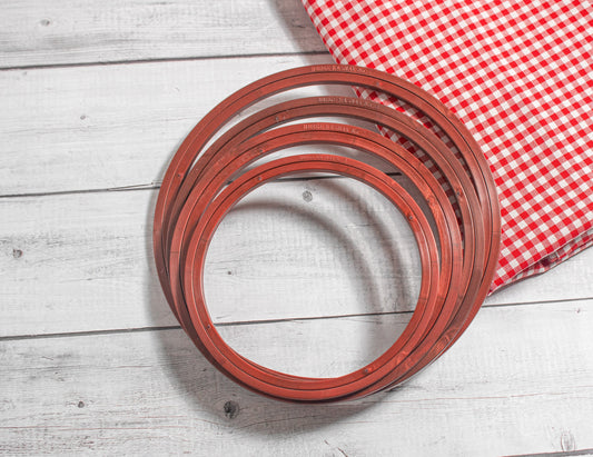 Embroidery Hoops - Screwless Plastic Embroidery Display Hoops, Round Shape