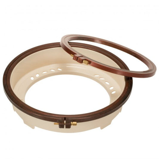 Embroidery Hoops -  "Plastic Punch Embroidery Hoop + Screwed Plastic Embroidery Hoop