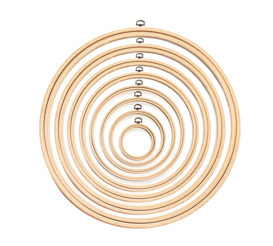 Embroidery Hoops - Nurge Hanging Display Frames, Round