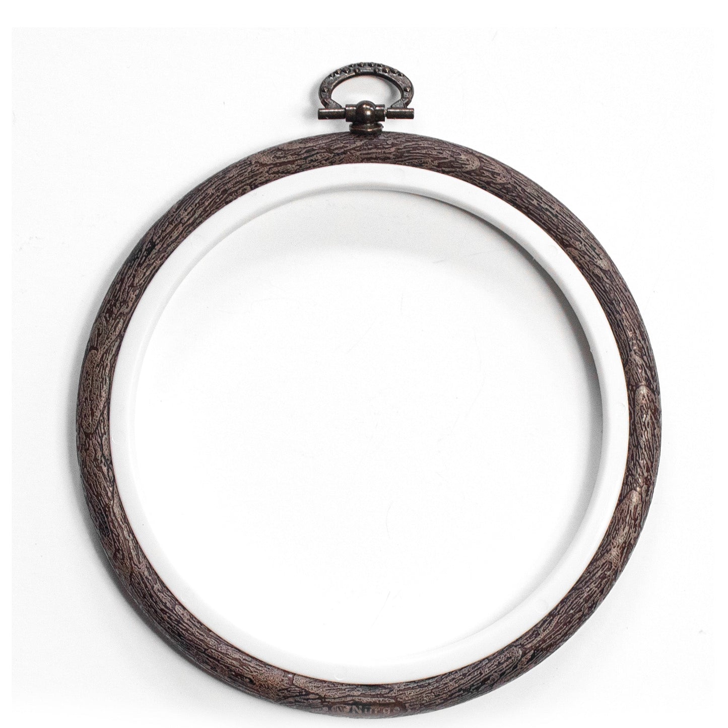 Cerc pentru Broderie Rotund de Culoarea Maro, Flexibil, 230-4
