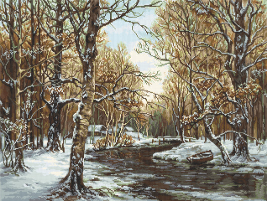 Cross stitch kit Luca-S - B597 First snow