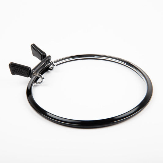 Black Round Metal Embroidery Hoop, 160-3