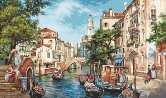 Luca-S Tapestry Embroidery Sets - Streets of San Polo, G589