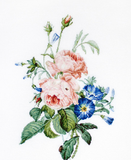 Cross stitch kit Luca-S - B2351 Bouquet of roses