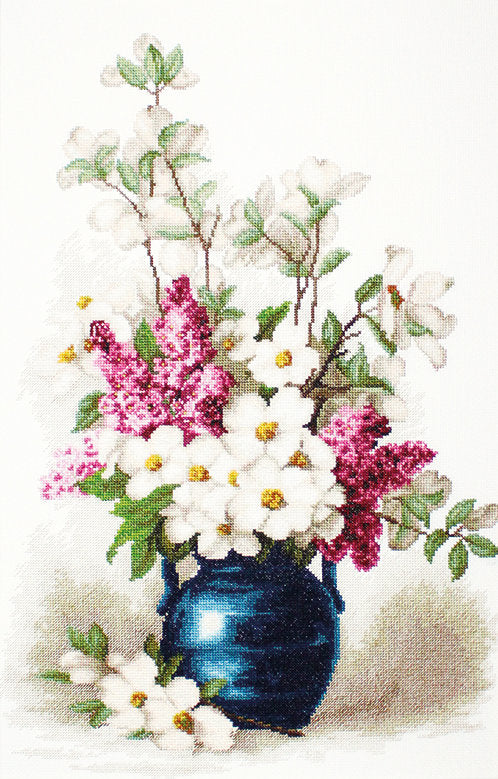 Cross stitch kit Luca-S - B514 Lilac and jasmine