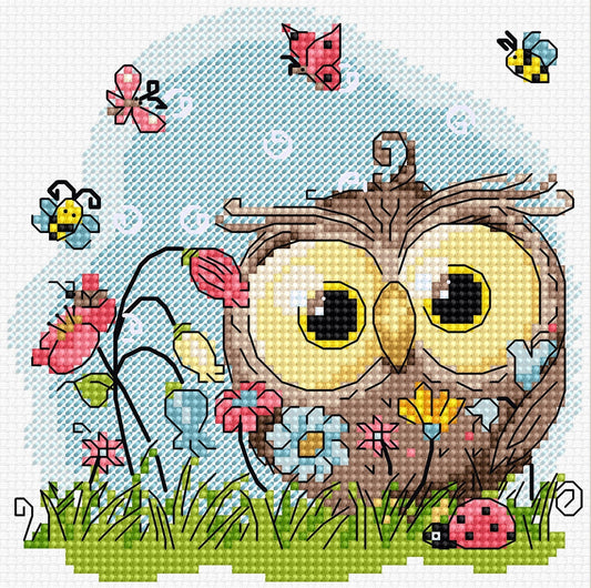 Cross stitch kit Luca-S - B1401 Happy Owl