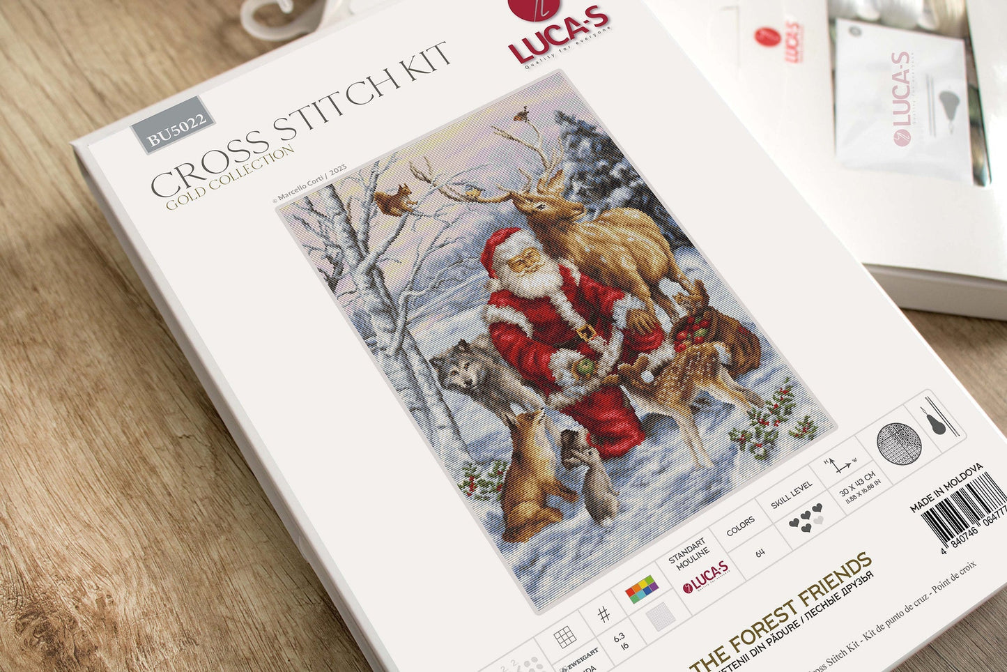 Cross stitch kit GOLD - BU5022 Forest Friends
