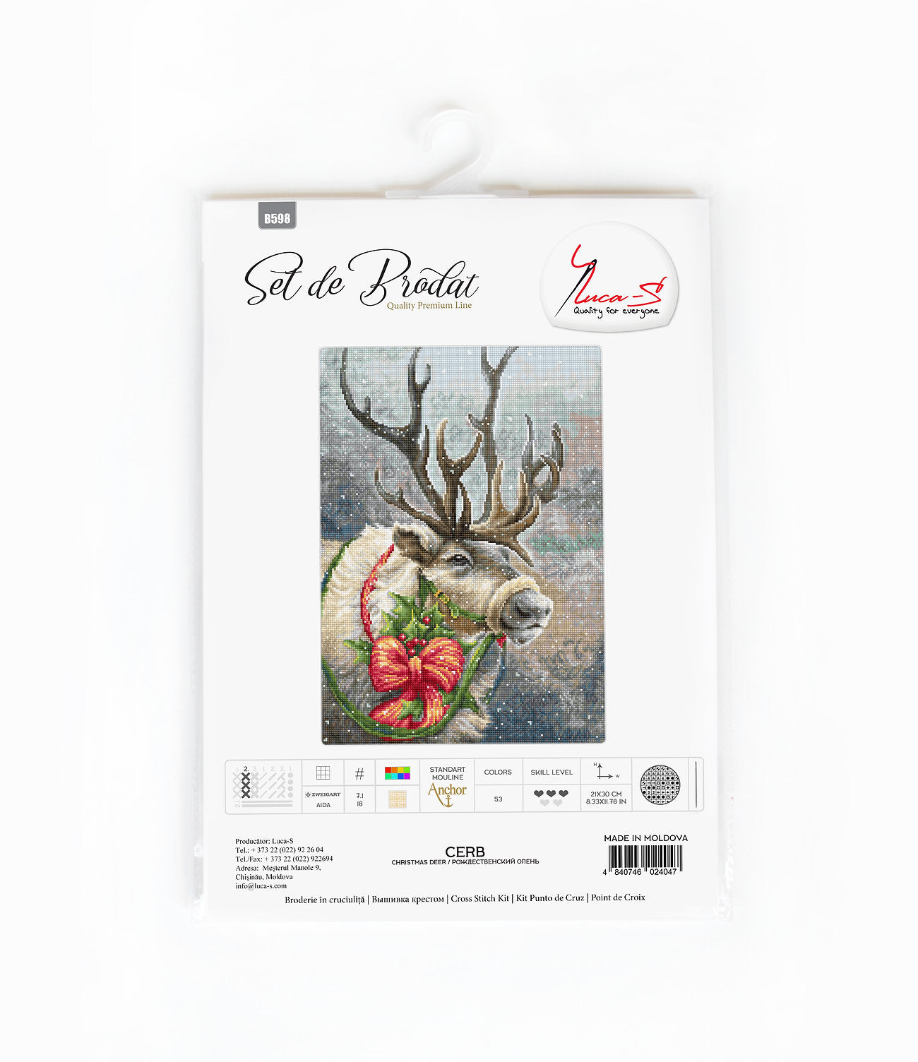 Cross stitch kit Luca-S - B598 Deer