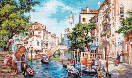 Cross stitch kit Luca-S - B589 The streets of San Polo