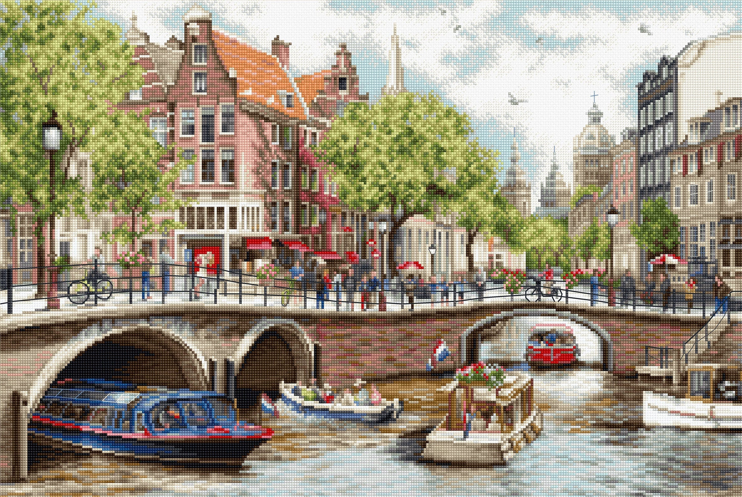 Cross stitch kit Luca-S - BU5005 Amsterdam