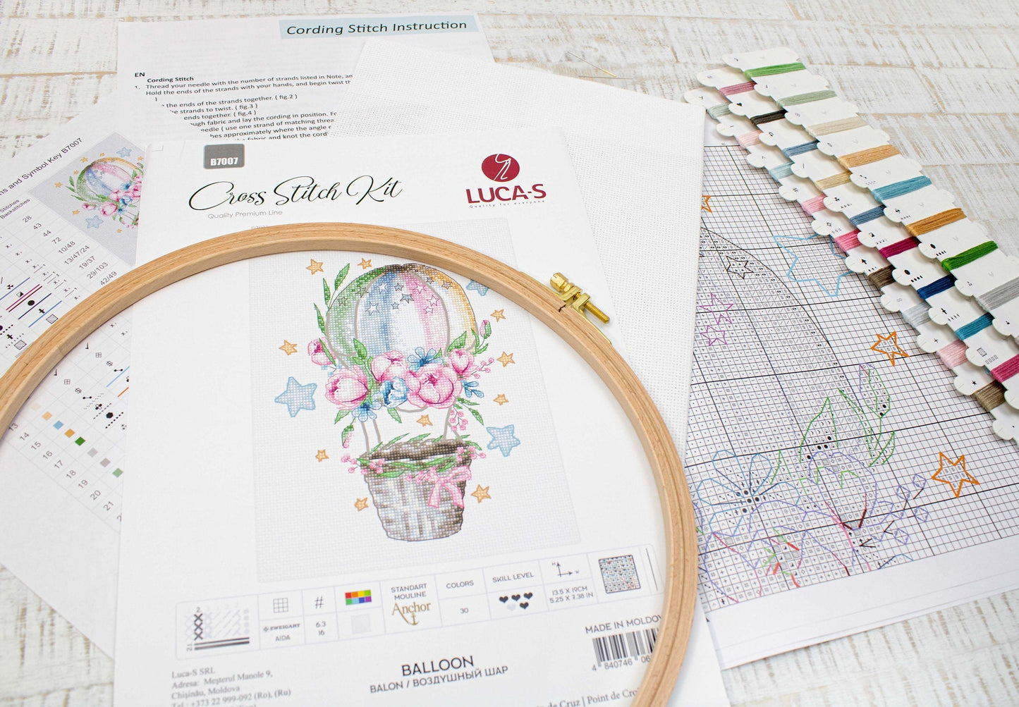 Cross Stitch Kit Luca-S - Balloon - HobbyJobby