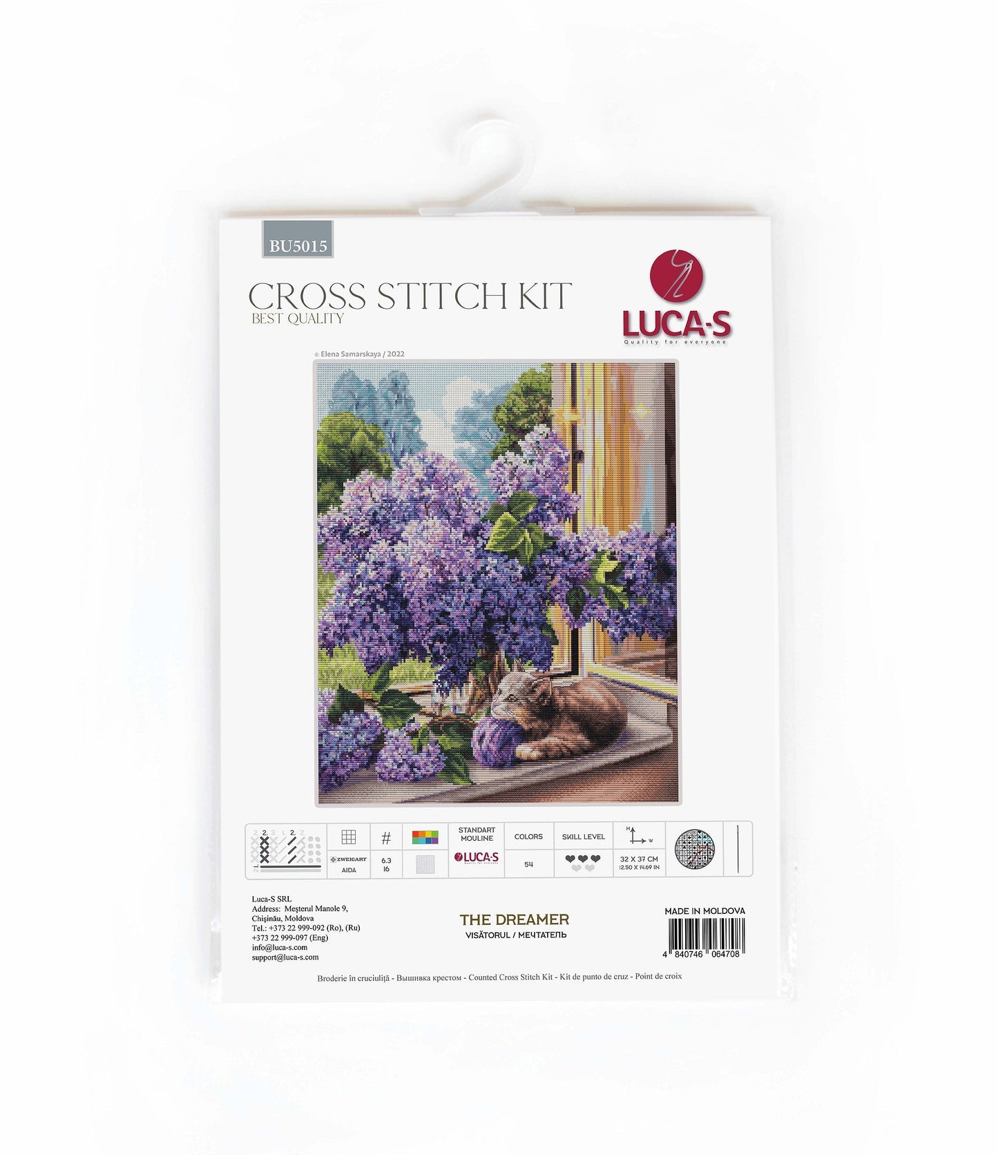 Set de brodat în cruciuliță Luca-S - BU5015 Visătorul