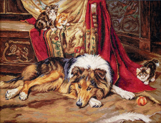 Luca-S Cross Stitch Kit - Unhappy Friend, G585