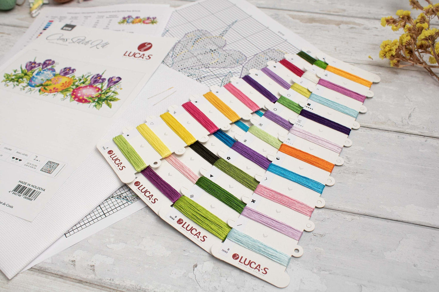 Cross stitch set Luca-S - Branduşe, B7016