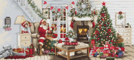 Cross stitch kit Luca-S GOLD - B2408 Santa's Room