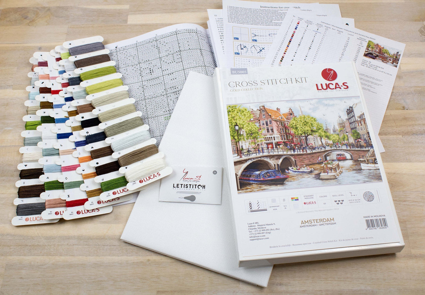 Cross stitch kit Luca-S - BU5005 Amsterdam