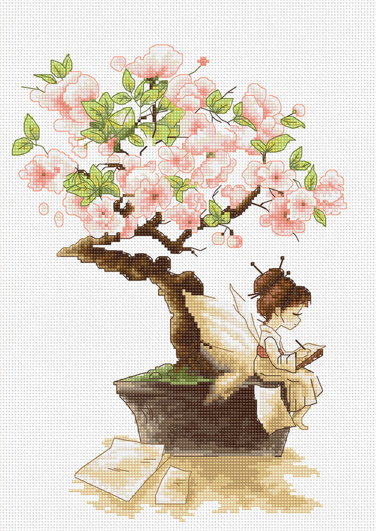Cross stitch kit Luca-S - B1114 Sakura