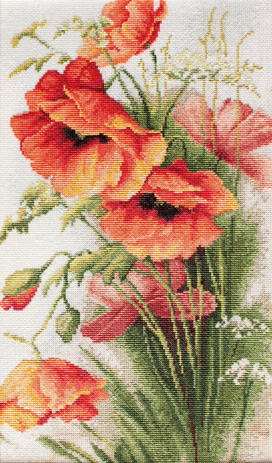 Cross stitch kit Luca-S - B213 Poppies