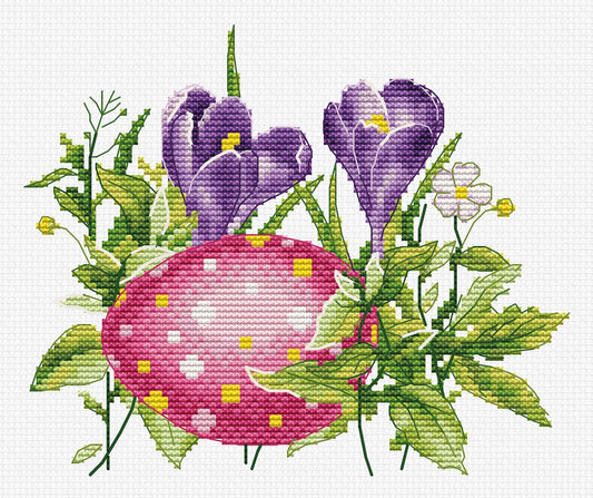 Cross stitch kit Luca-S - Easter Egg, B1405