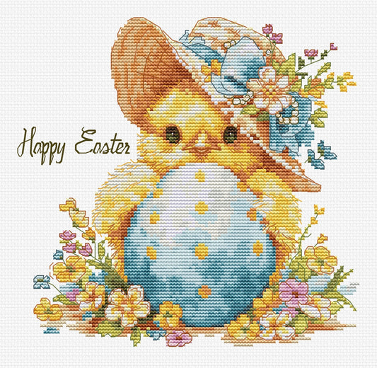 Cross stitch kit Luca-S - Happy Chicken, B1412