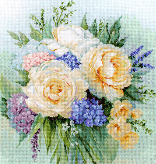 Cross stitch kit Luca-S - B2370 Floral bouquet