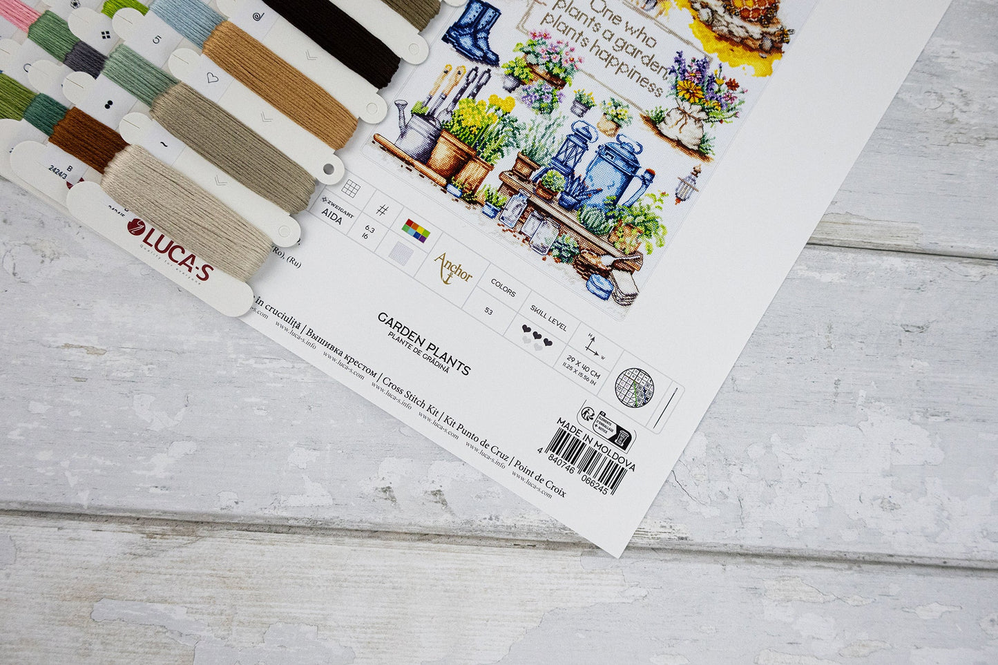 Cross stitch kit Luca-S - Garden plants, B2424