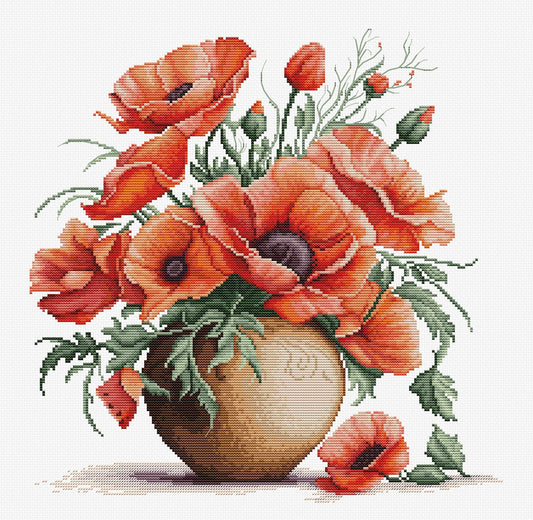 Cross stitch kit Luca-S - B7022 Summer Rubies