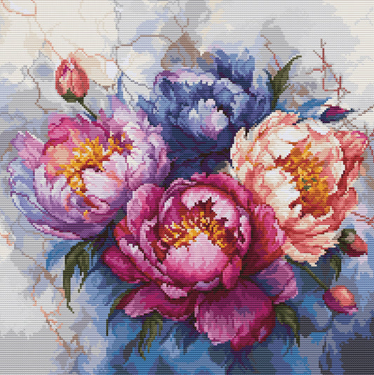 Cross stitch kit Luca-S - King of Flowers, B7027